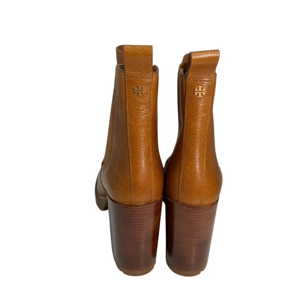 Tory Burch Carson 70mm Lug Sole Boot in Toasted Caramel Size‎ 11 Women NEW $458